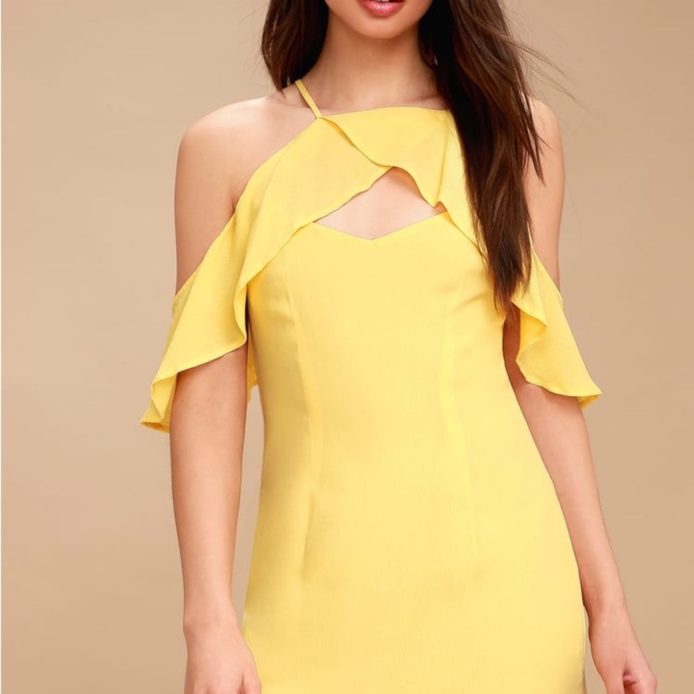 BB Dakota yellow dress